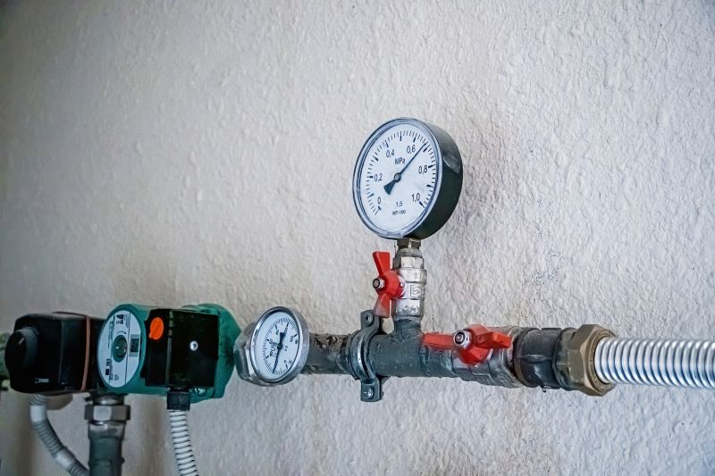 Pressure Gauge on Pipe